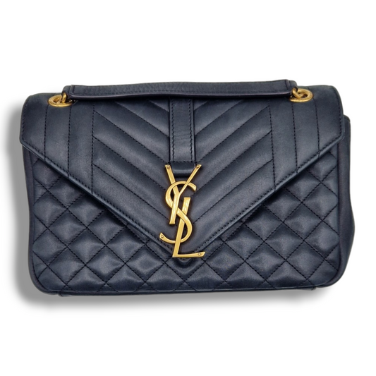 Yves Saint Laurent Leather Envelope Shoulder Bag